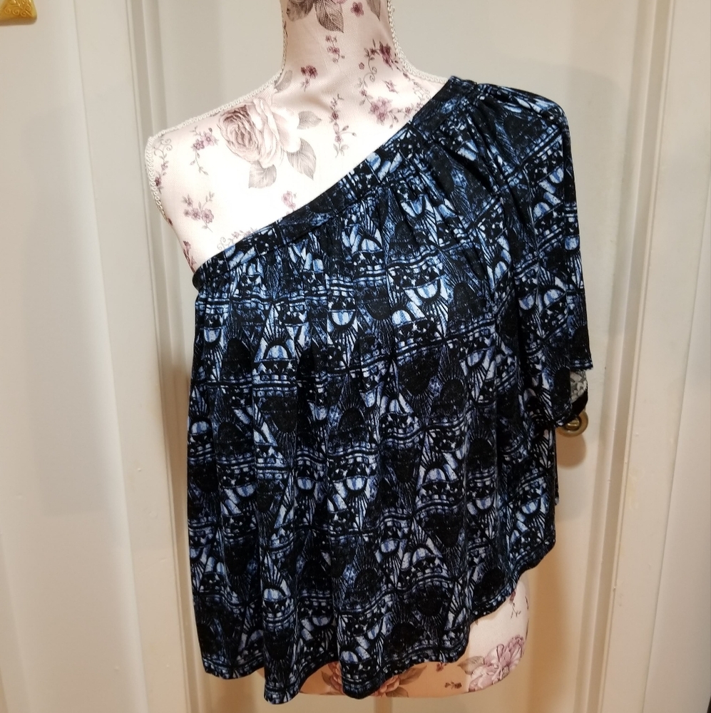 Free People - One Shoulder Flowy Top